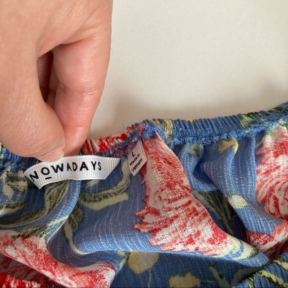 NOWADAYS Florals Prints Romper Size L - Picture 6 of 16